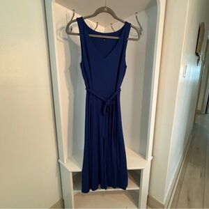 Ann Taylor royal blue midi dress size small petite